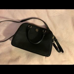 COPY - Tory Burch Double Zip Pebbled Leather Satchel